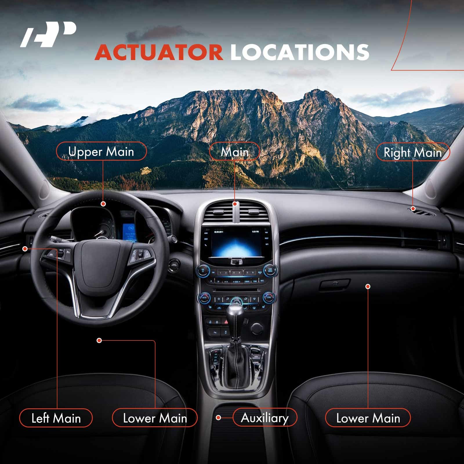A-Premium blend door actuator temperature control part for accurate climate control