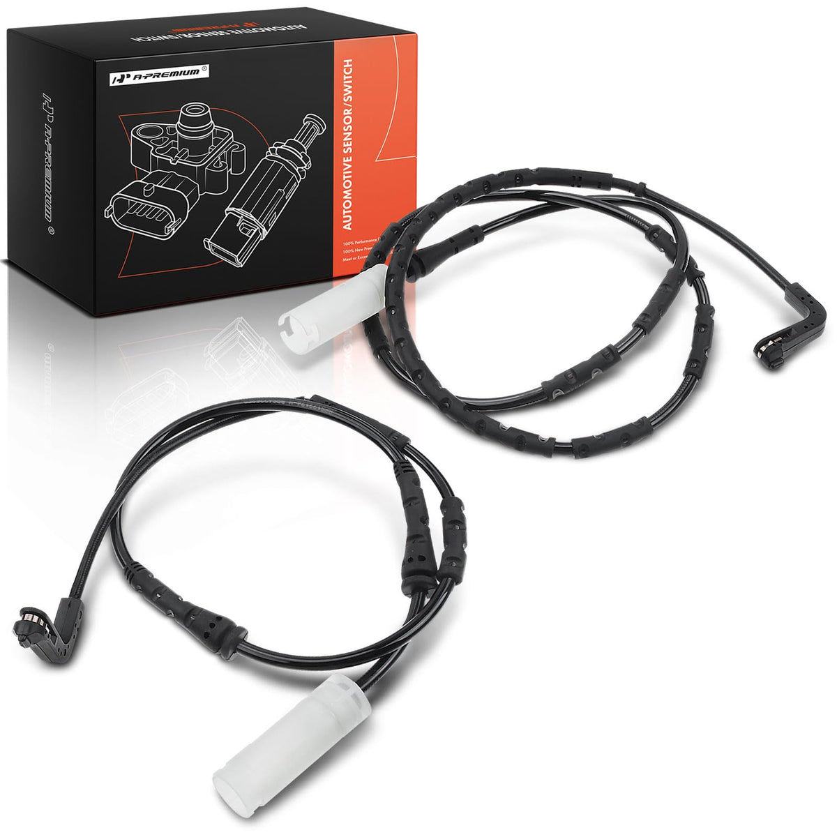 A-Premium BMW front disc brake pad wear sensor ready for plug-in use
