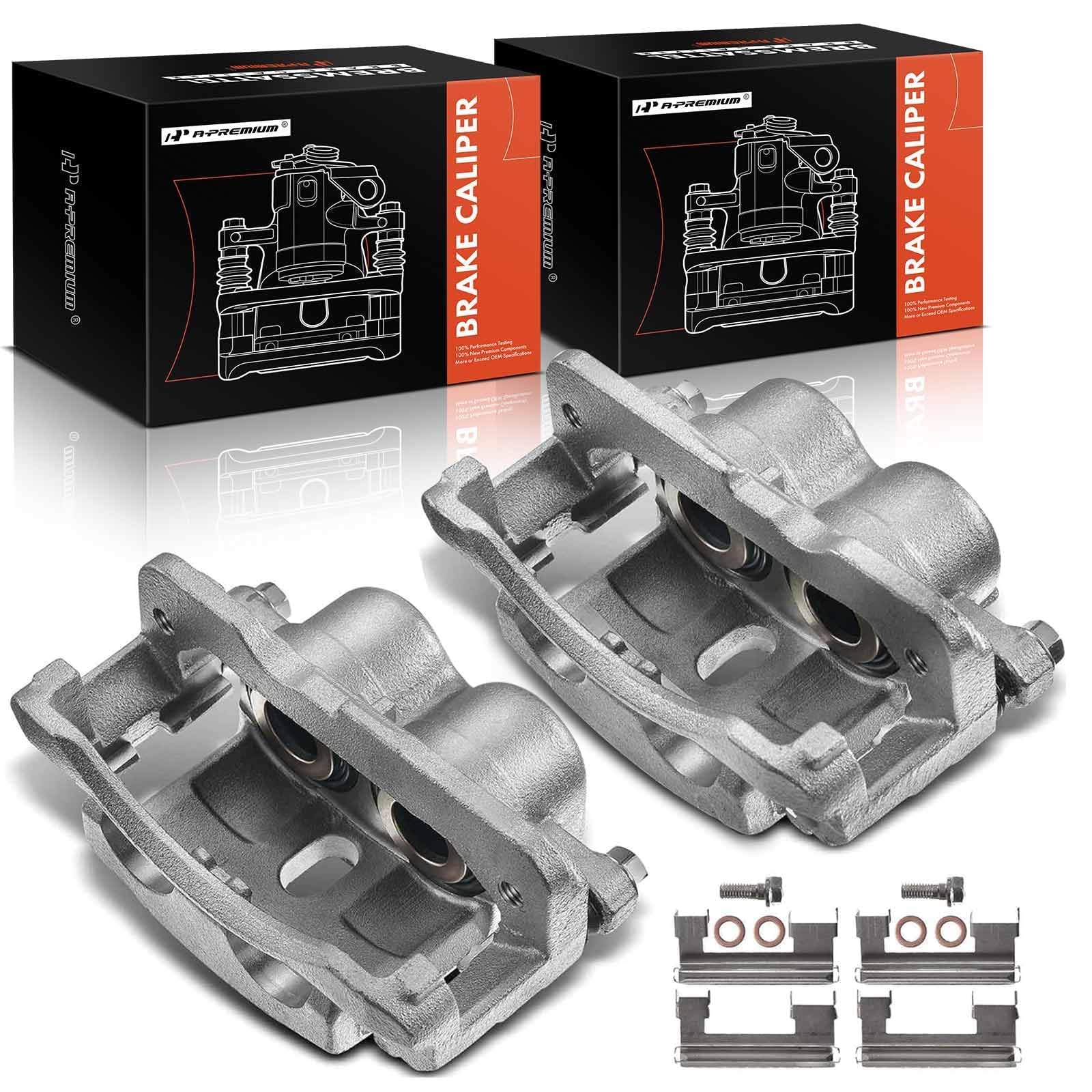 A-Premium brake caliper front-left assembly for GM vehicles with improved front braking performance.