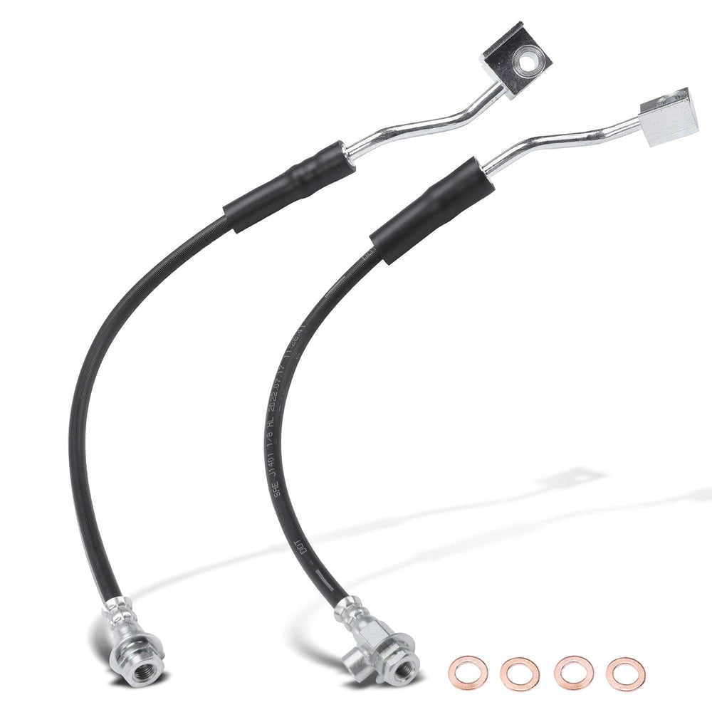 A-Premium brake hose front-right with corrosion-resistant fittings for secure braking.
