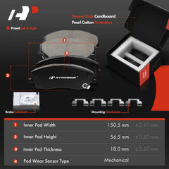 A-Premium wear indicator included in the brake kit for pad life monitoring