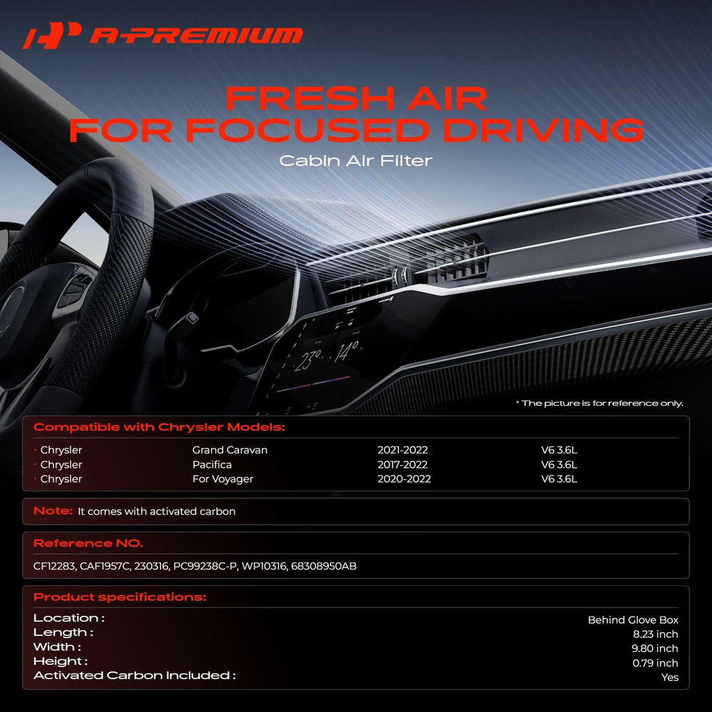 A-Premium activated carbon media close-up shows odor-control potential.