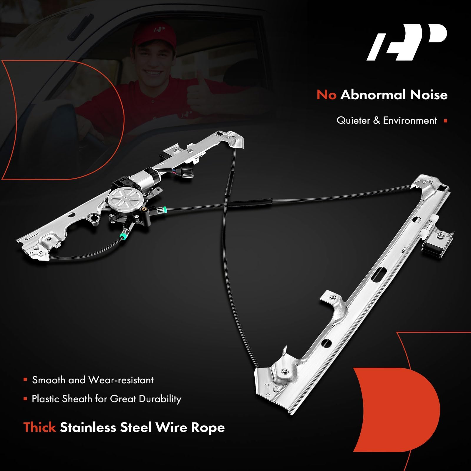 A-Premium Cadillac Escalade regulator with motor for confident window function