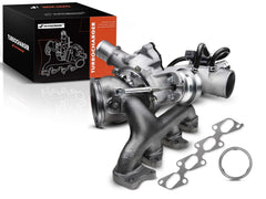 A-Premium turbocharger kit for Chevy Cruze 2011-2015, front view, reliable performance