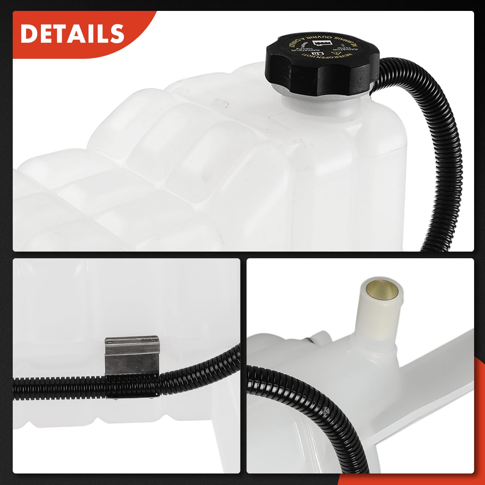 A-Premium system connected to coolant lines in test setup.