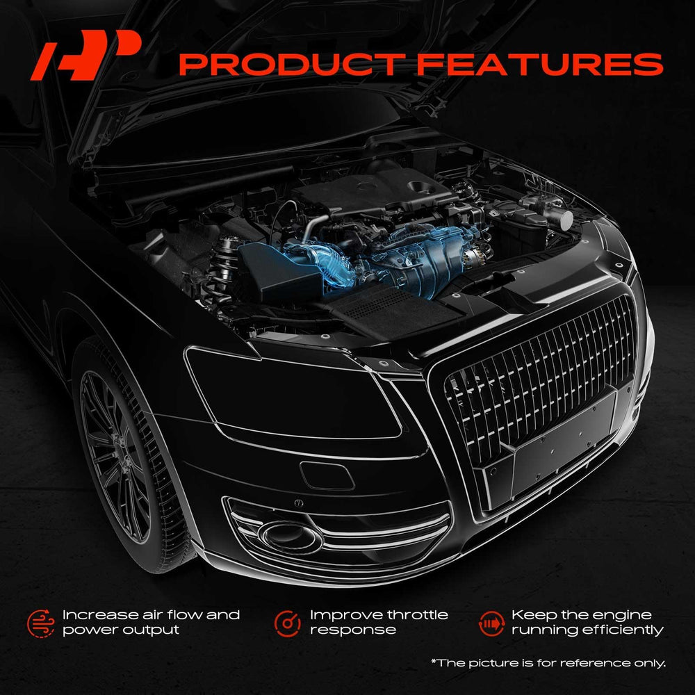Crack-resistant air intake hose from A-Premium