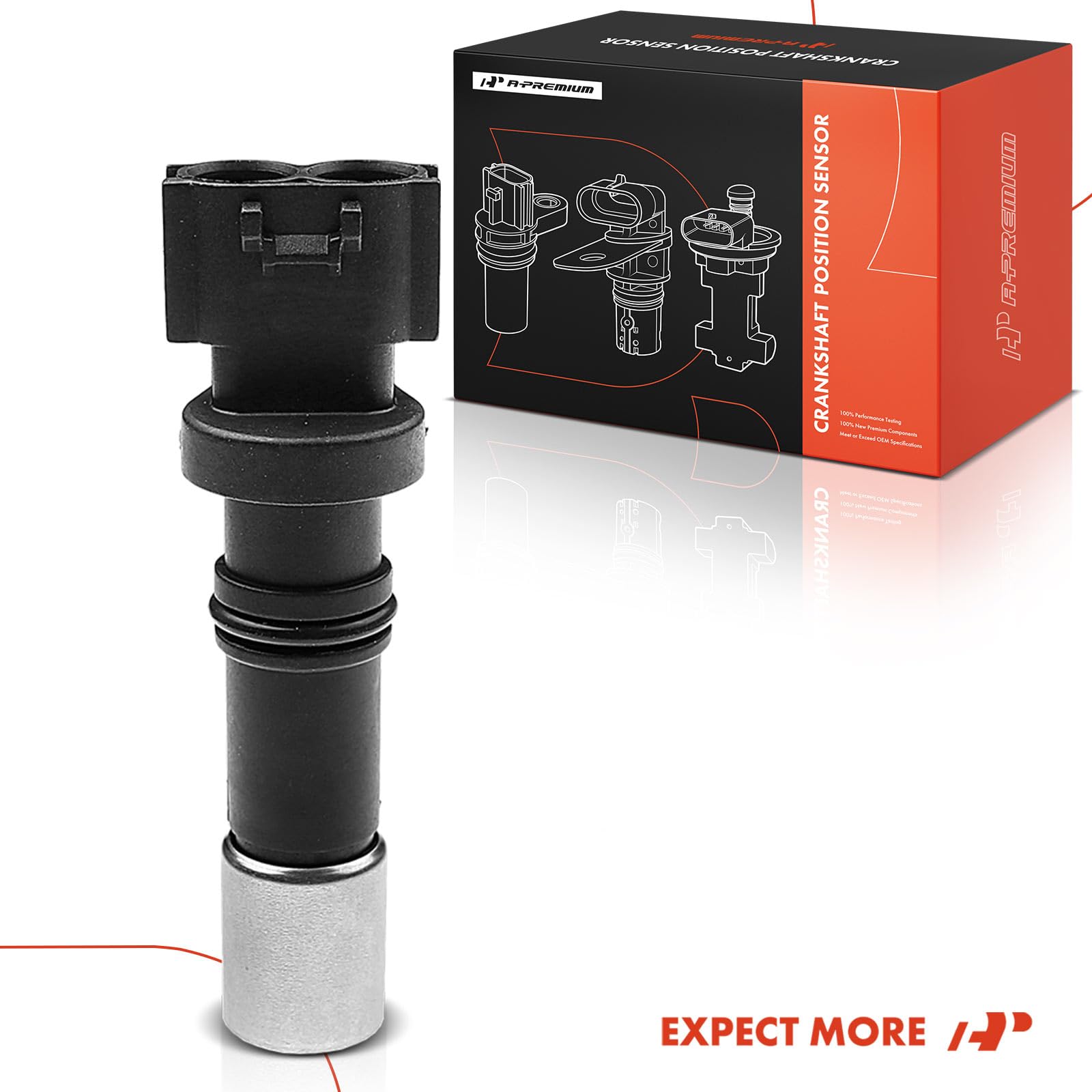 A-Premium crankshaft sensor installed on engine demonstrates seamless fitment in compatible Toyota models.