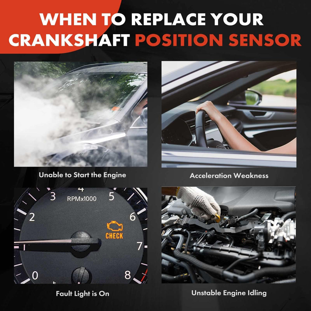 A-Premium crankshaft sensor top-angle view emphasizes compact form factor.
