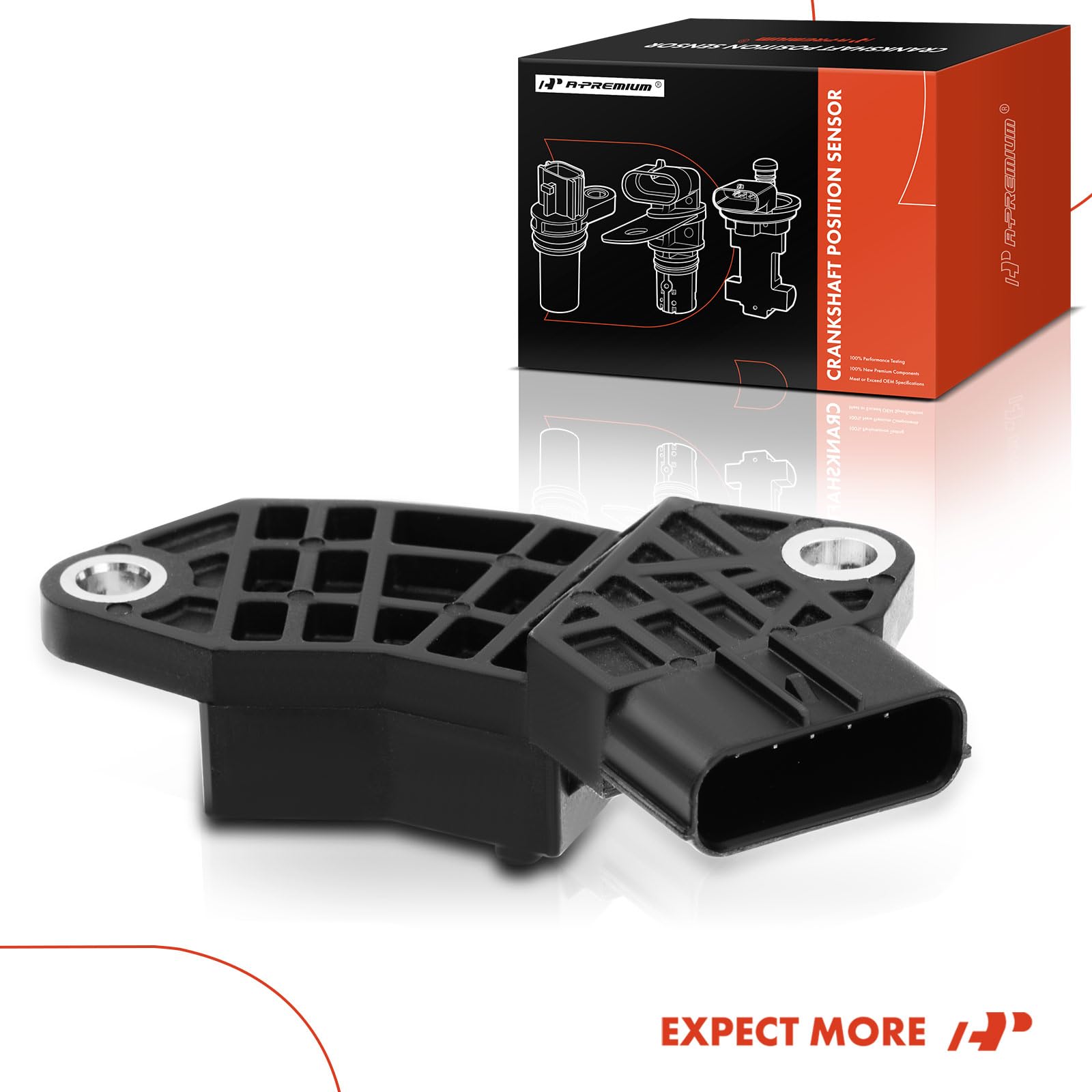 A-Premium crankshaft sensor warranty card and support information
