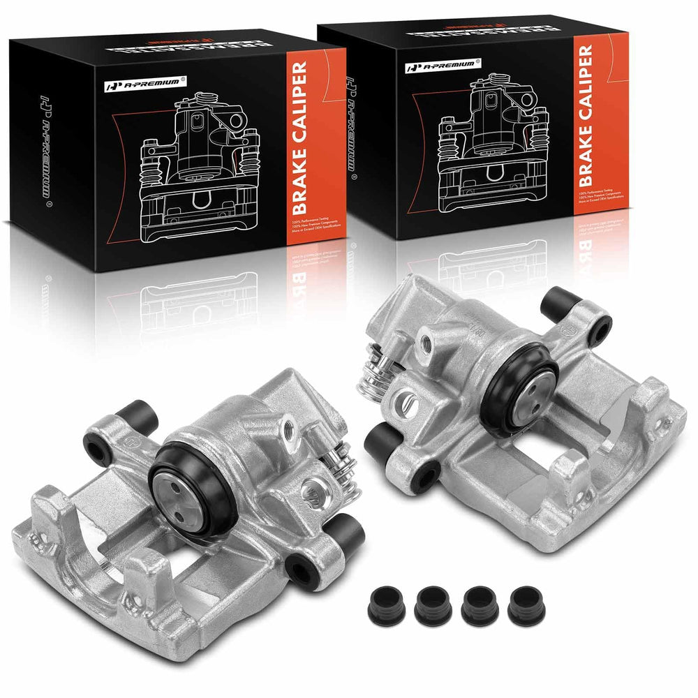 A-Premium rear left disc brake caliper viewed up close for Ford and Mazda reliability