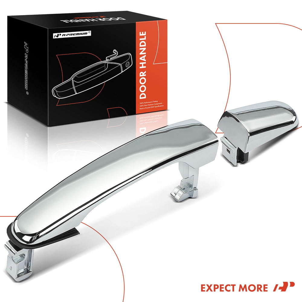 A-Premium chrome exterior door handle for Chevrolet Traverse front-right, ready to install.