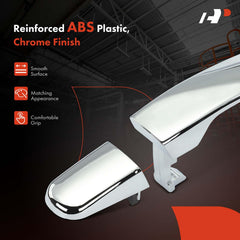 A-Premium chrome exterior door handle for Chevrolet Equinox rear-right, easy installation.