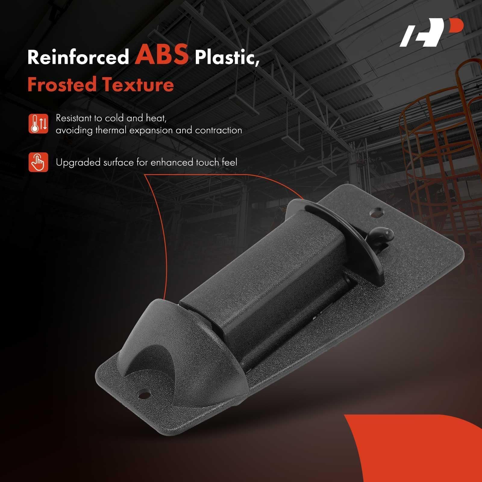 A-Premium door handle side profile showing slim, paintable exterior fit