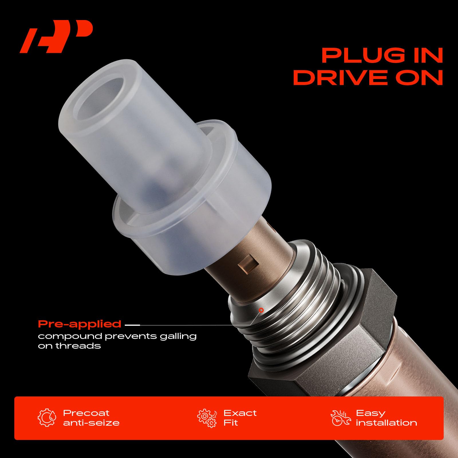 A-Premium harness routing detail for clean under-hood organization.