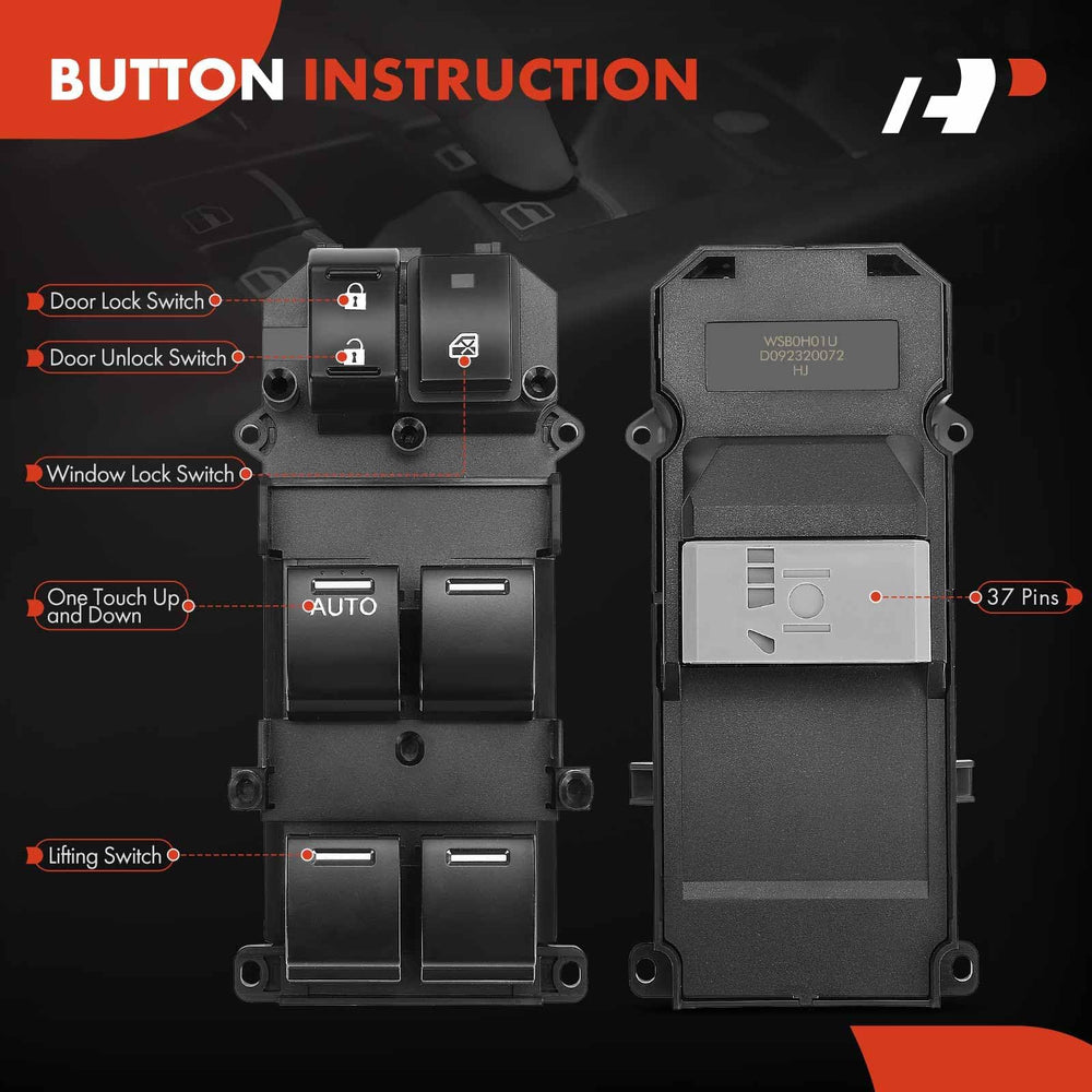 A-Premium black housing provides sturdy construction for long-term use.