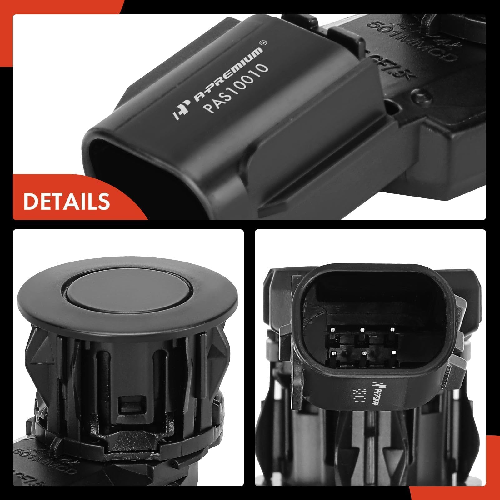 A-Premium durability tested parking sensor withstands rain and cold