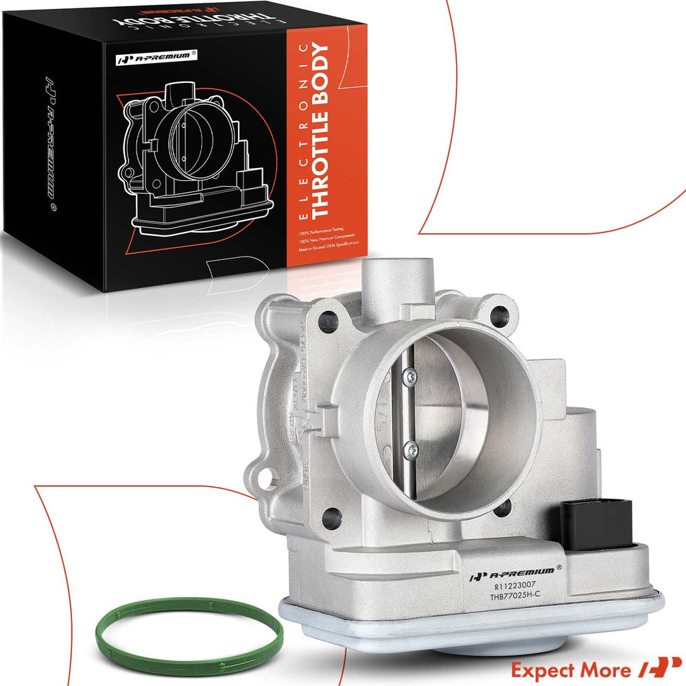 Throttle body with gasket from A-Premium for secure seal