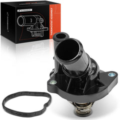A-Premium coolant thermostat housing assembly visual showing precise fit and reliable cooling.