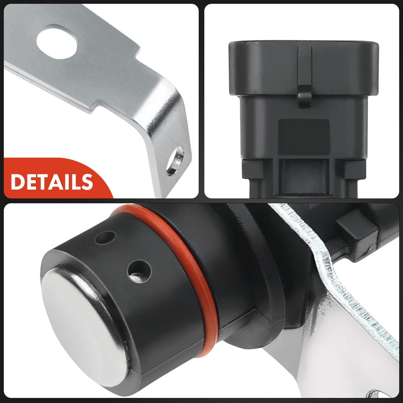 Close-up of sensor terminals for secure electrical connection