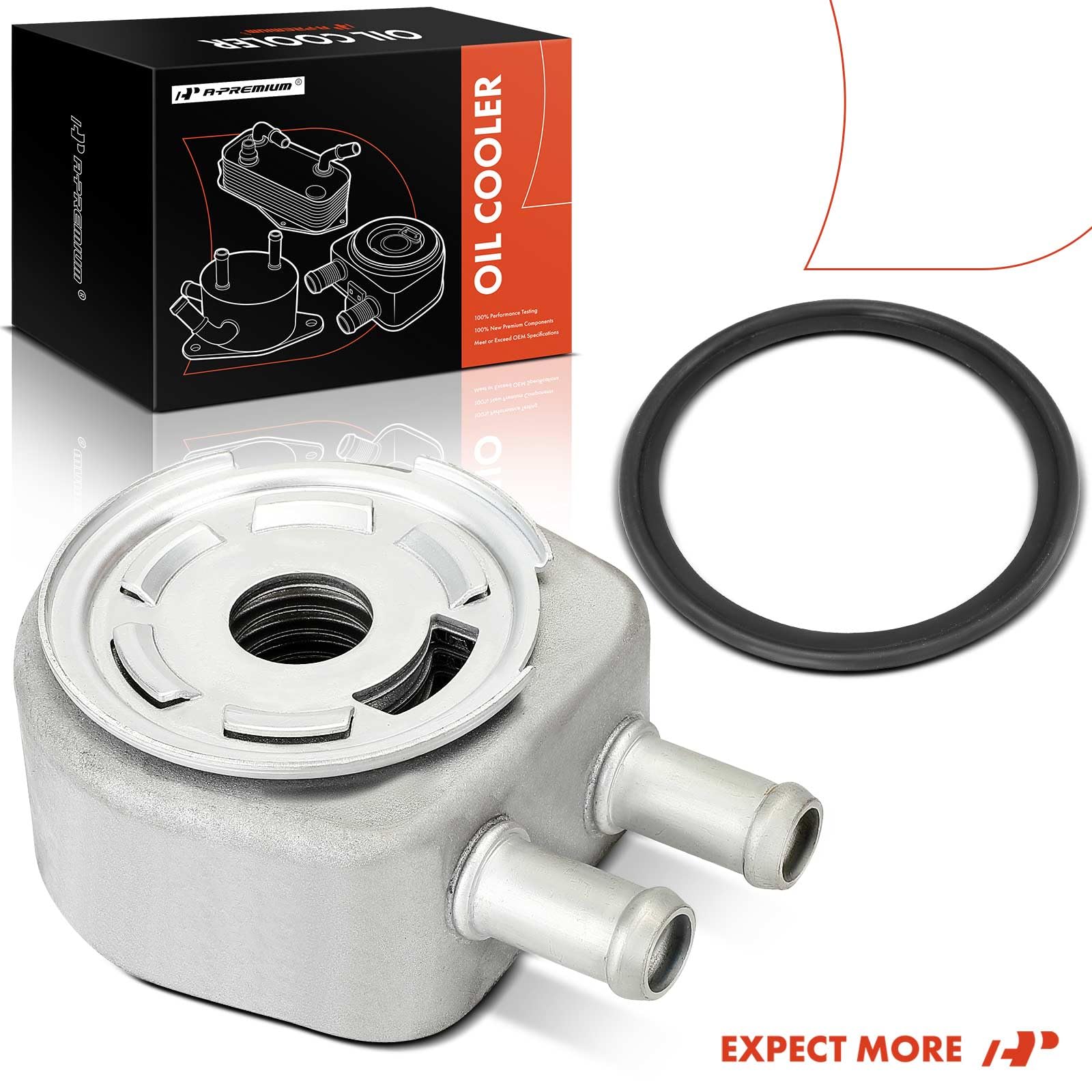 A-Premium oil cooler installed on a vehicle demonstrates cooling performance