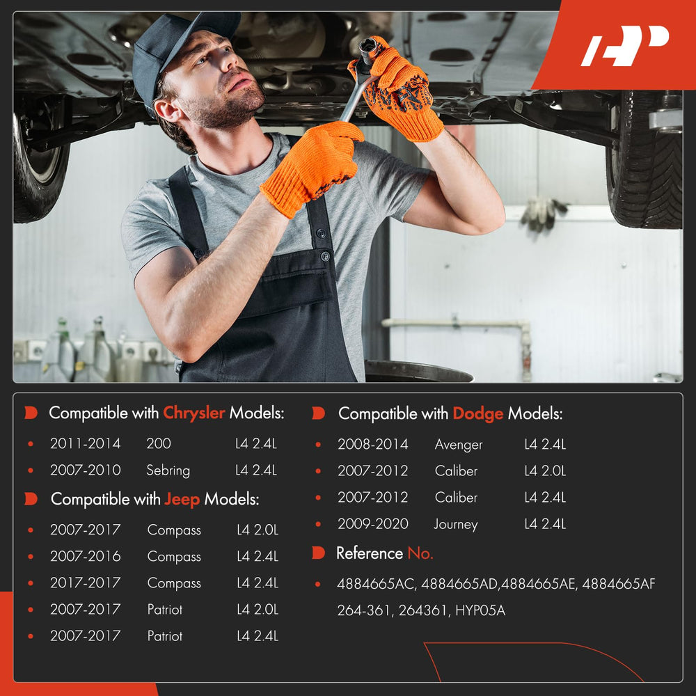 A-Premium engine oil pan gasket included for reliable seal during service