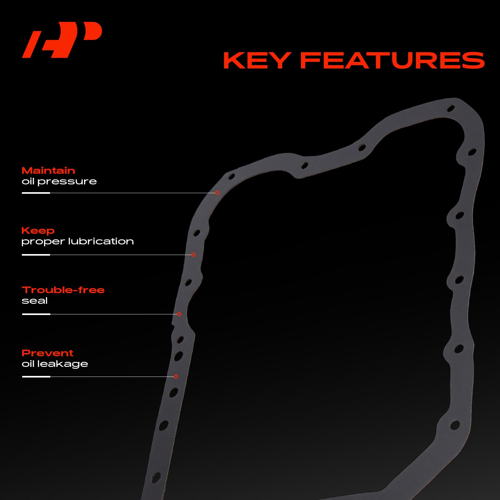 A-Premium engine oil pan gasket set compatibility demonstrates wide vehicle fit.