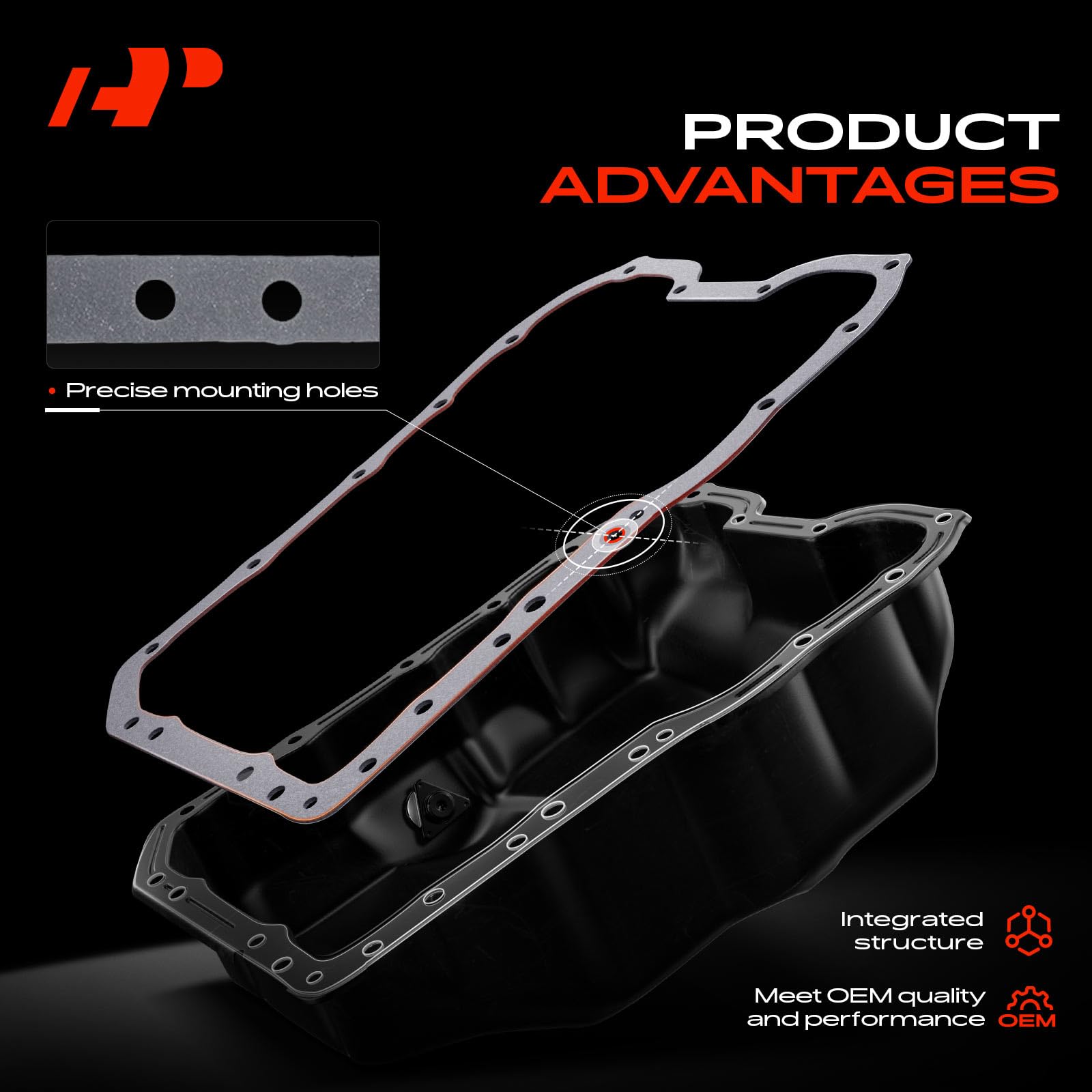 A-Premium engine oil pan gasket set durability emphasizes heat and cold resistance in tough conditions.