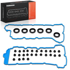A-Premium Engine Valve Cover Gasket Kit closeup of seals for durable oil sealing