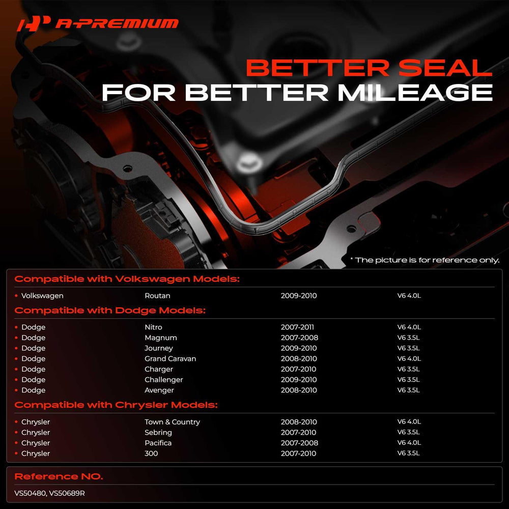 A-Premium engine valve cover gasket right bank ensures unified sealing and durable performance.