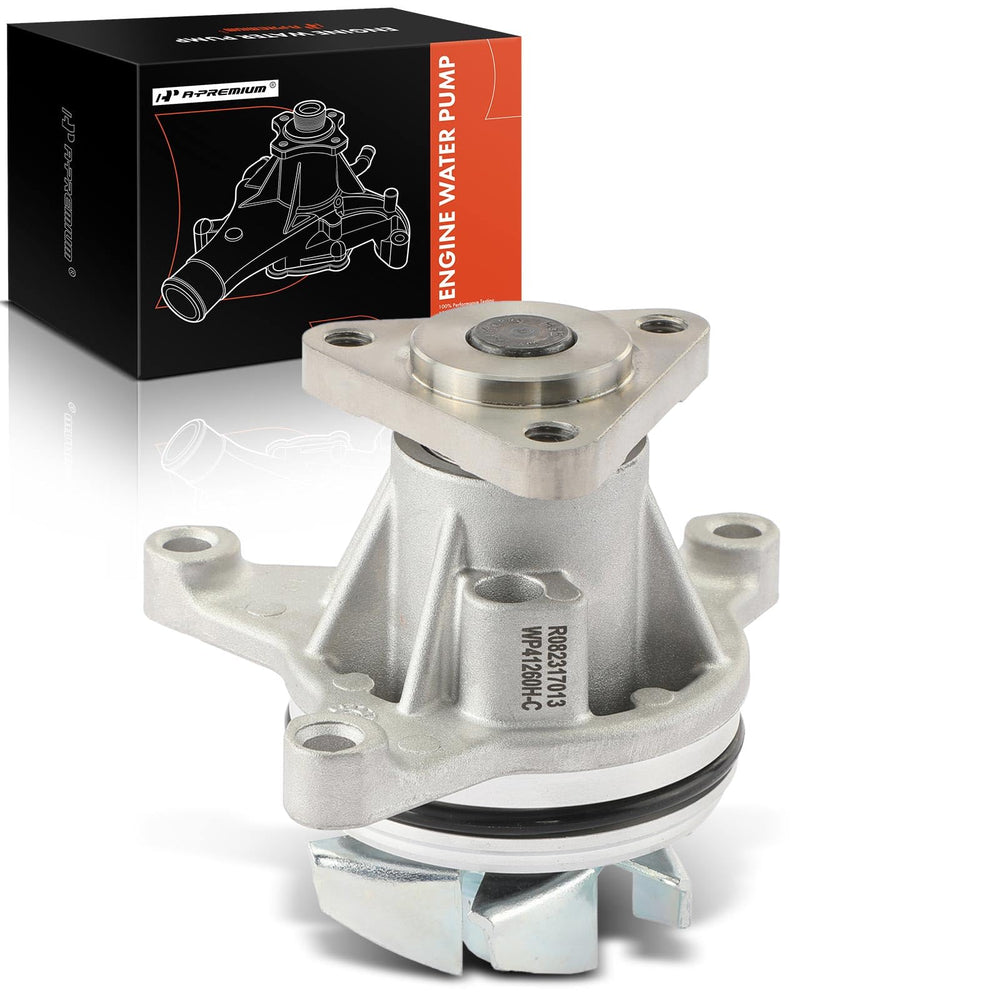 A-Premium water pump with aluminum housing for durable cooling performance