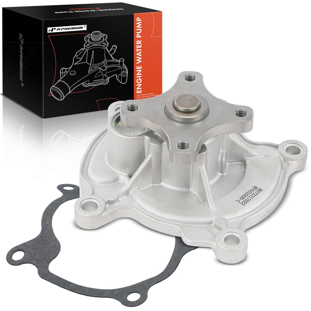 Front view of A-Premium engine water pump for reliable cooling