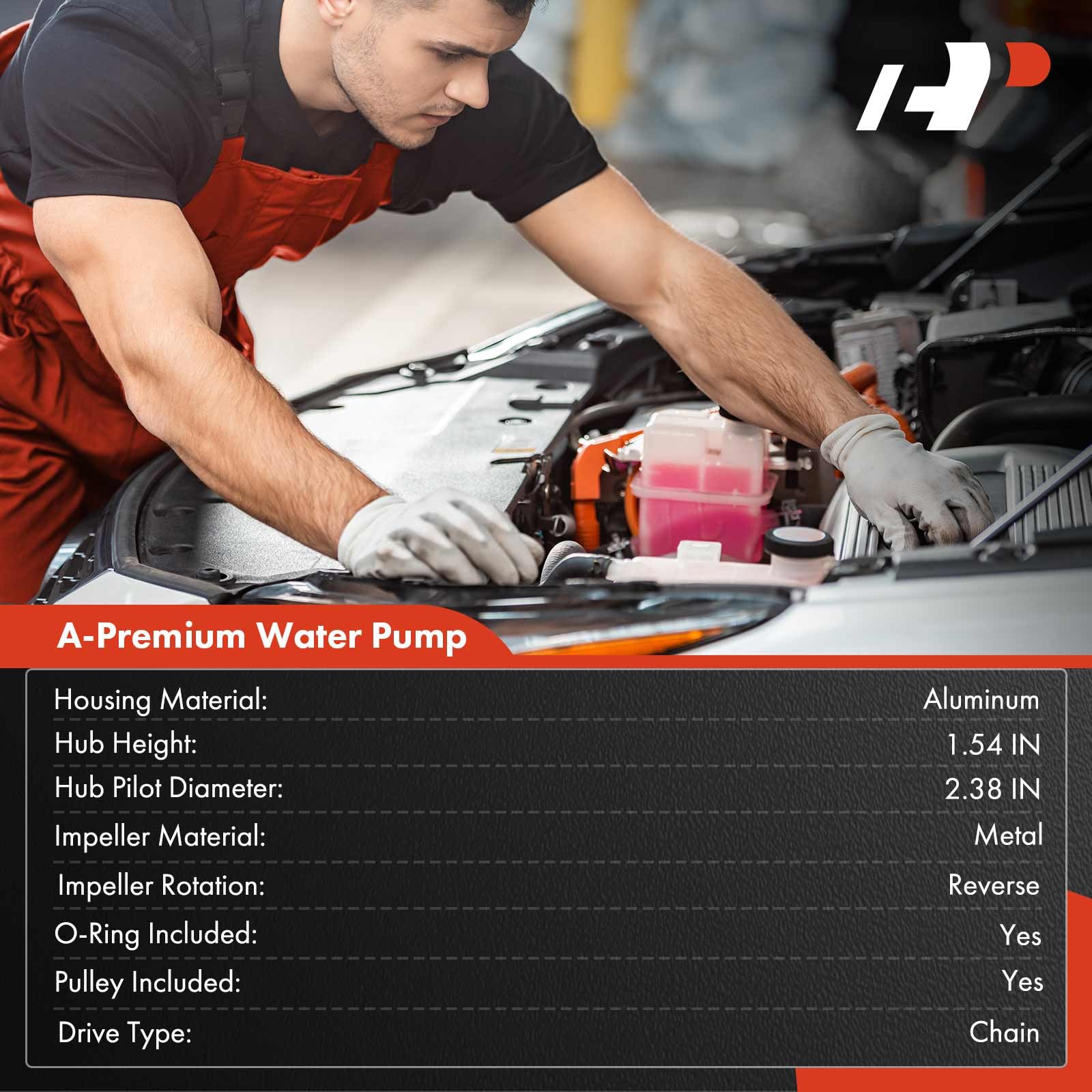 A-Premium water pump seal ensuring leak resistance and steady coolant flow.