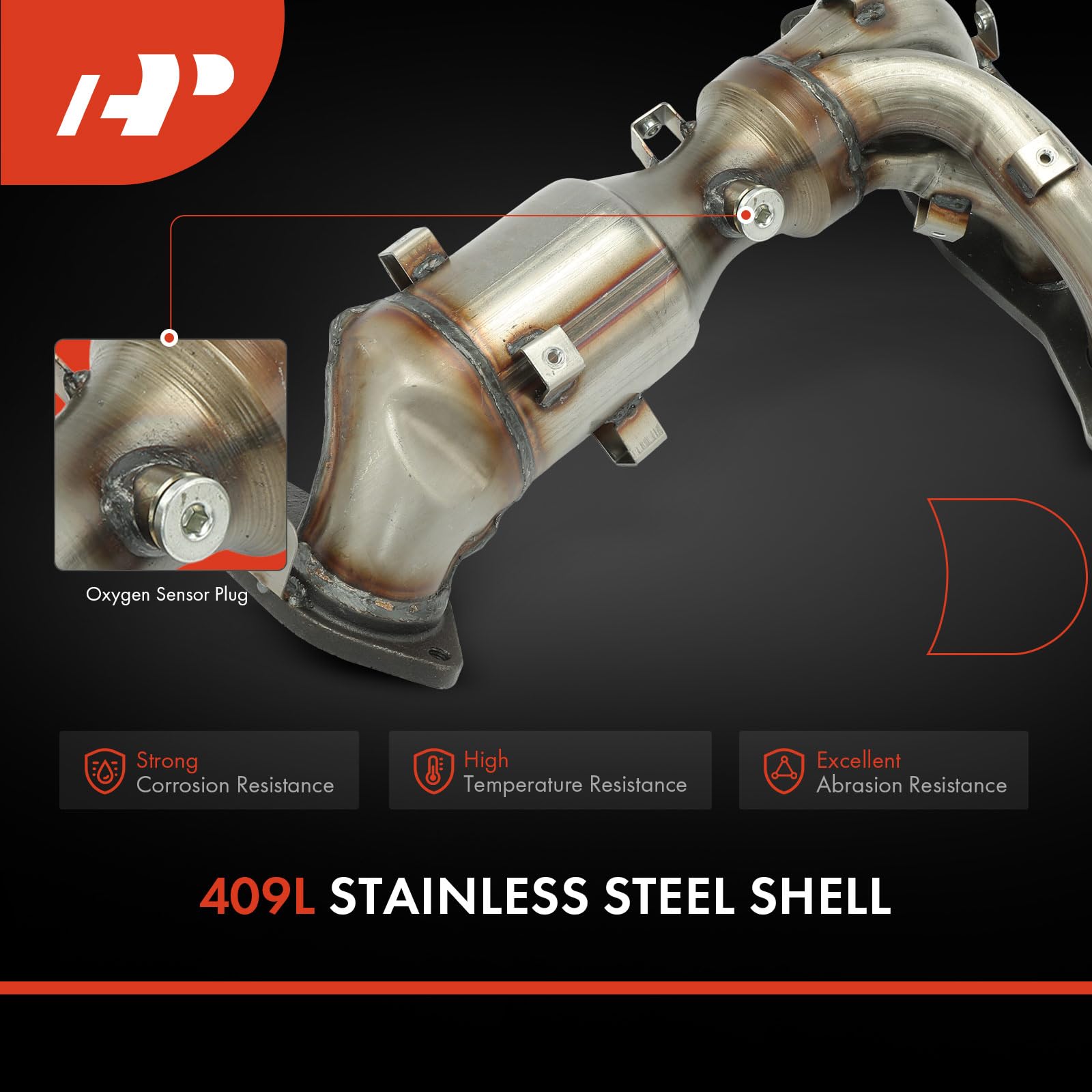 A-Premium EPA-compliant front cat assembly with regulatory considerations.
