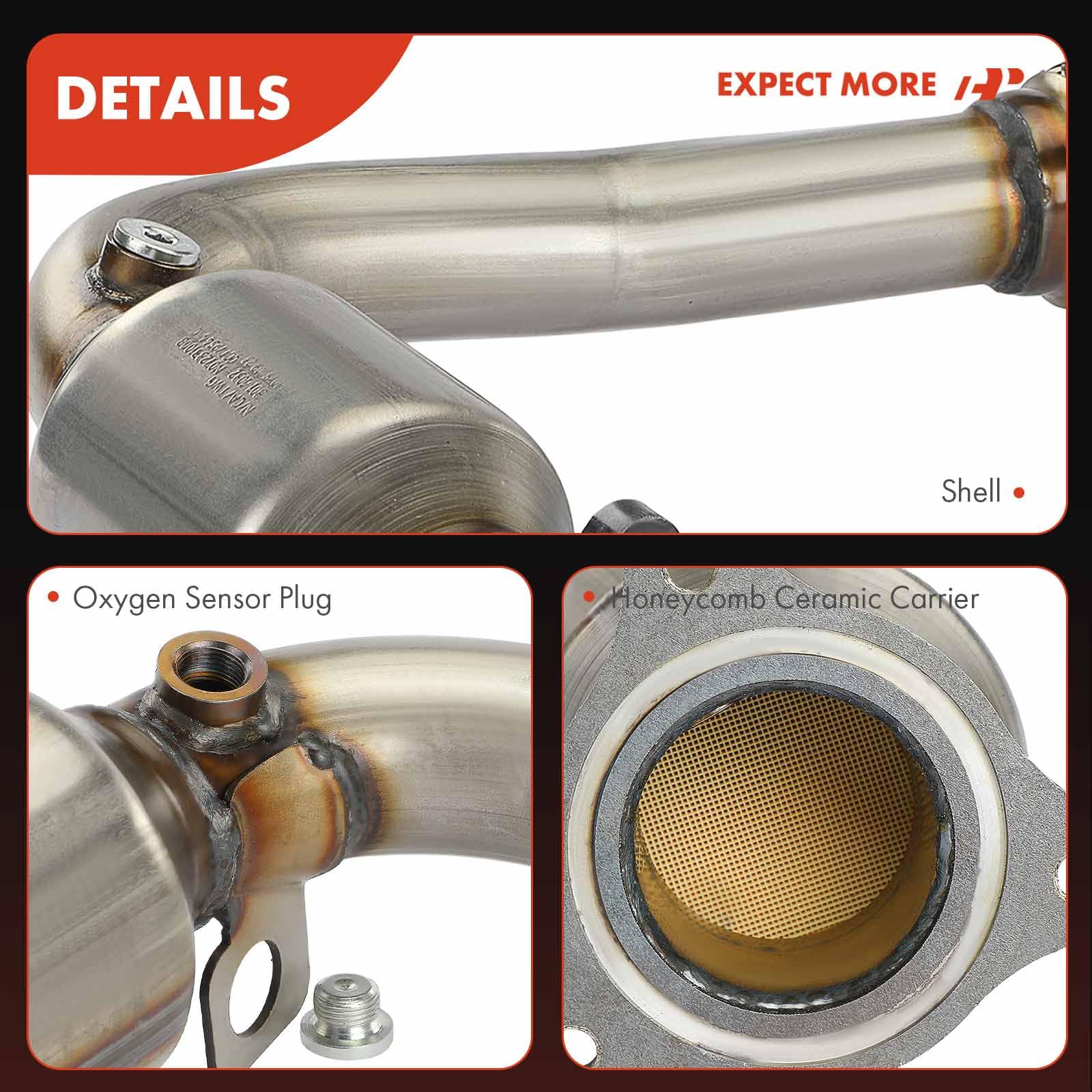 A-Premium EPA-compliant front cat, check state regulations before use.