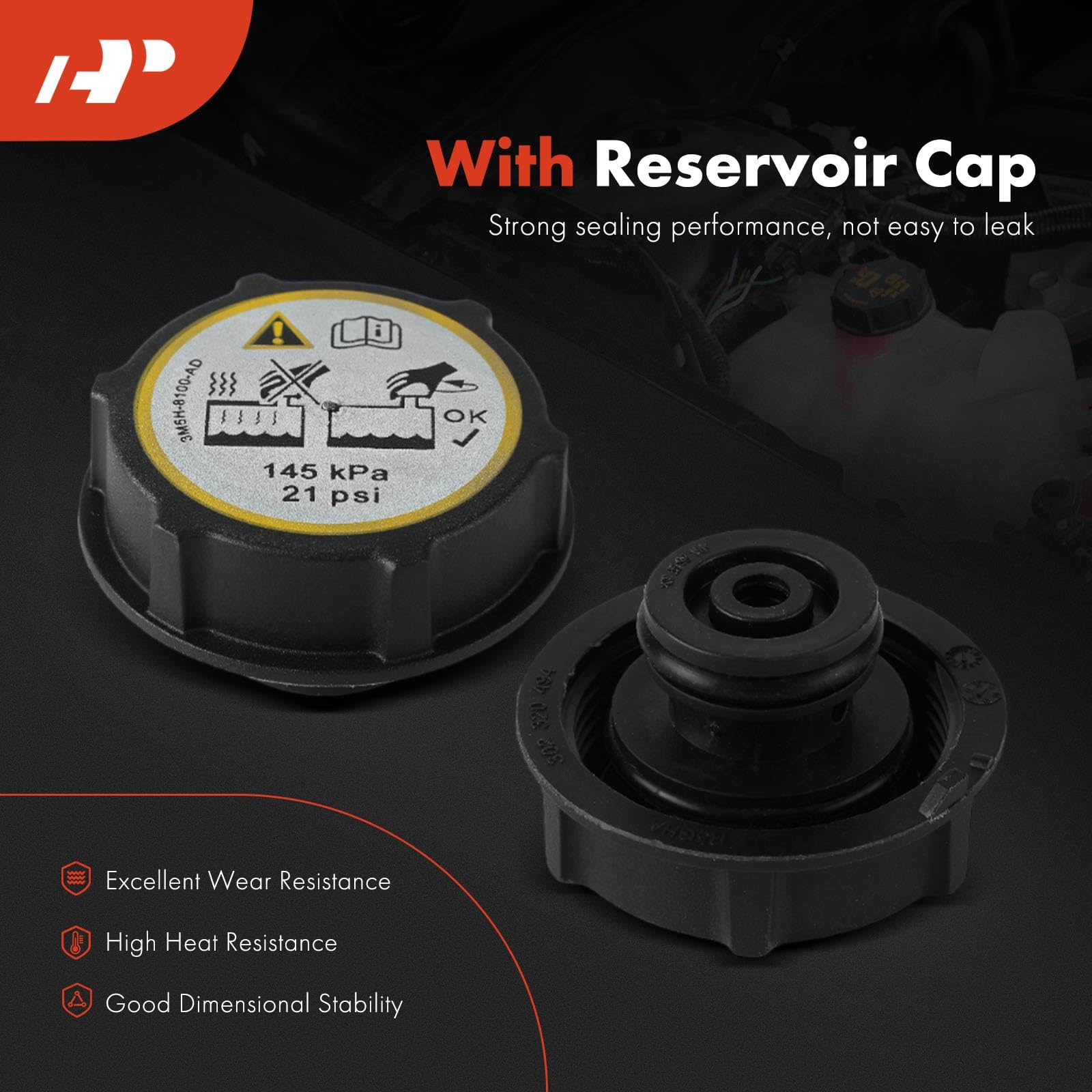 A-Premium 2013-2016 Escape coolant reservoir, designed for durable operation