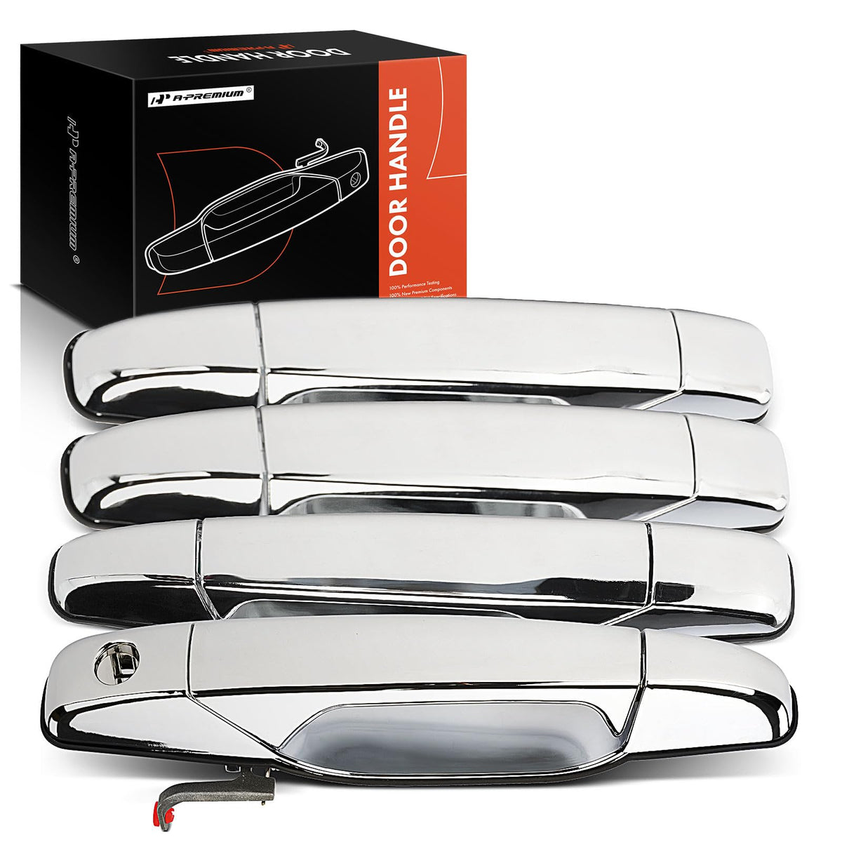A-Premium exterior door handle front-left chrome, durable replacement for Silverado.