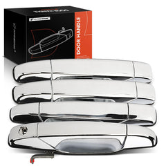 A-Premium exterior door handle front-left chrome, durable replacement for Silverado.