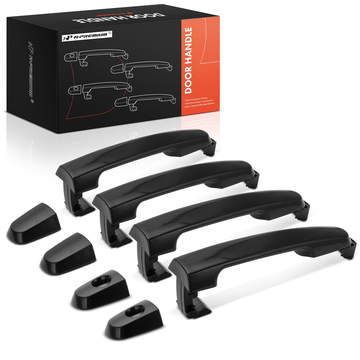 A-Premium exterior door handle for Toyota Camry front left with durable plastic build