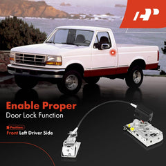 A-Premium F-250/F-350 door latch with cable left side, reliable operation