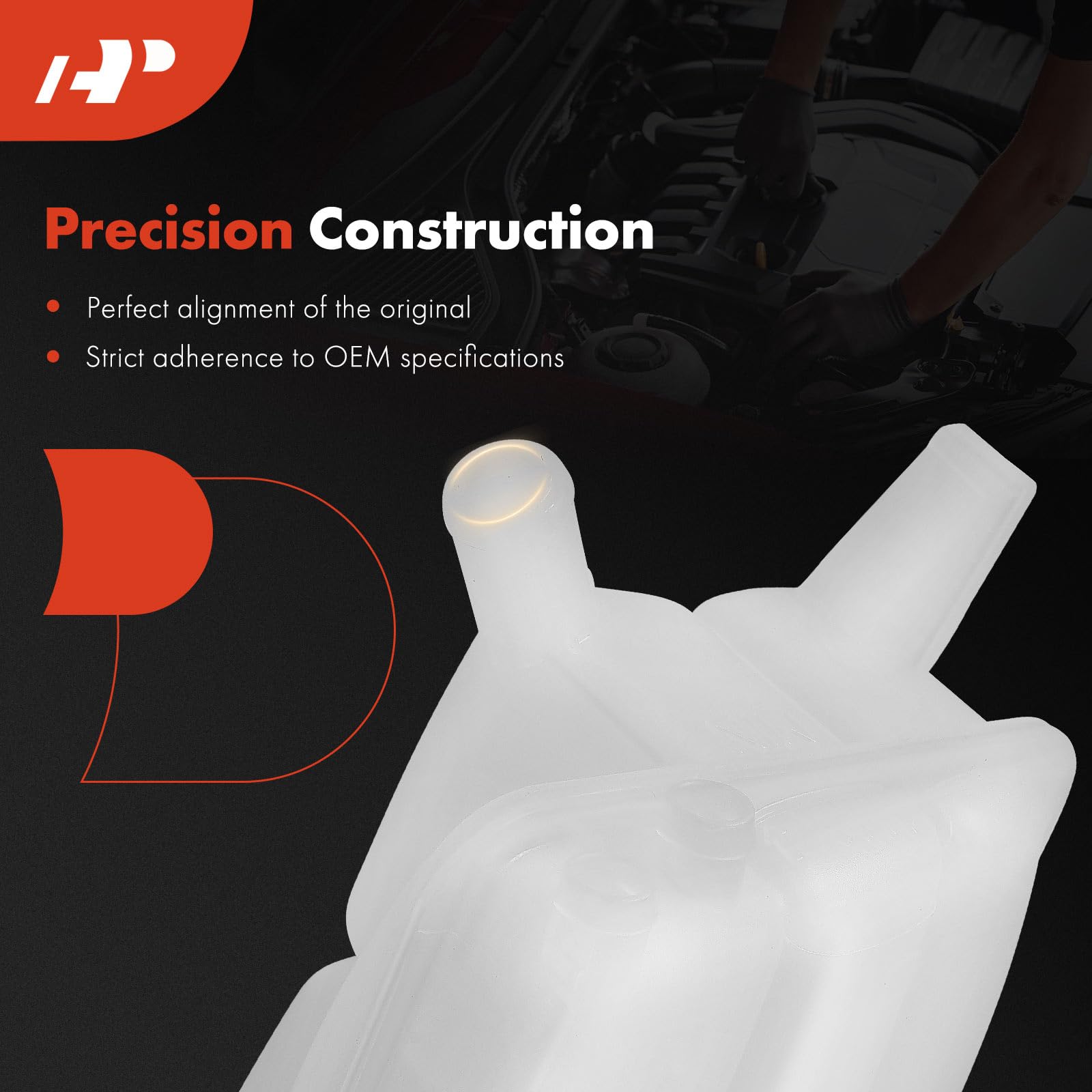 A-Premium Focus 2012-2018 coolant reservoir, built to withstand heat and vibration