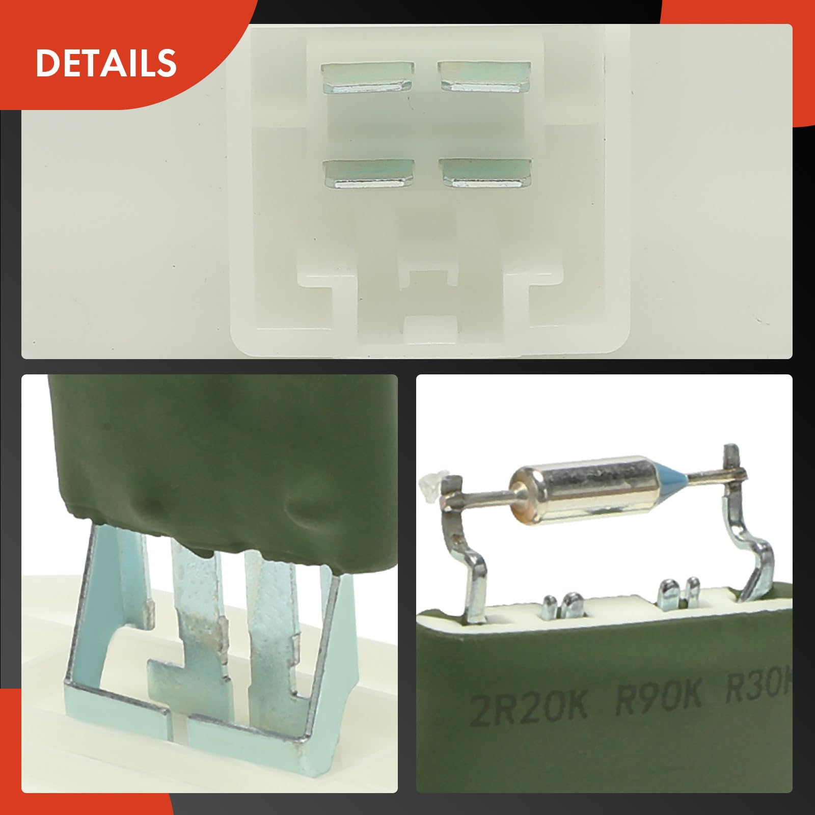 A-Premium front blower resistor for Transit 350 installation ready for manual AC