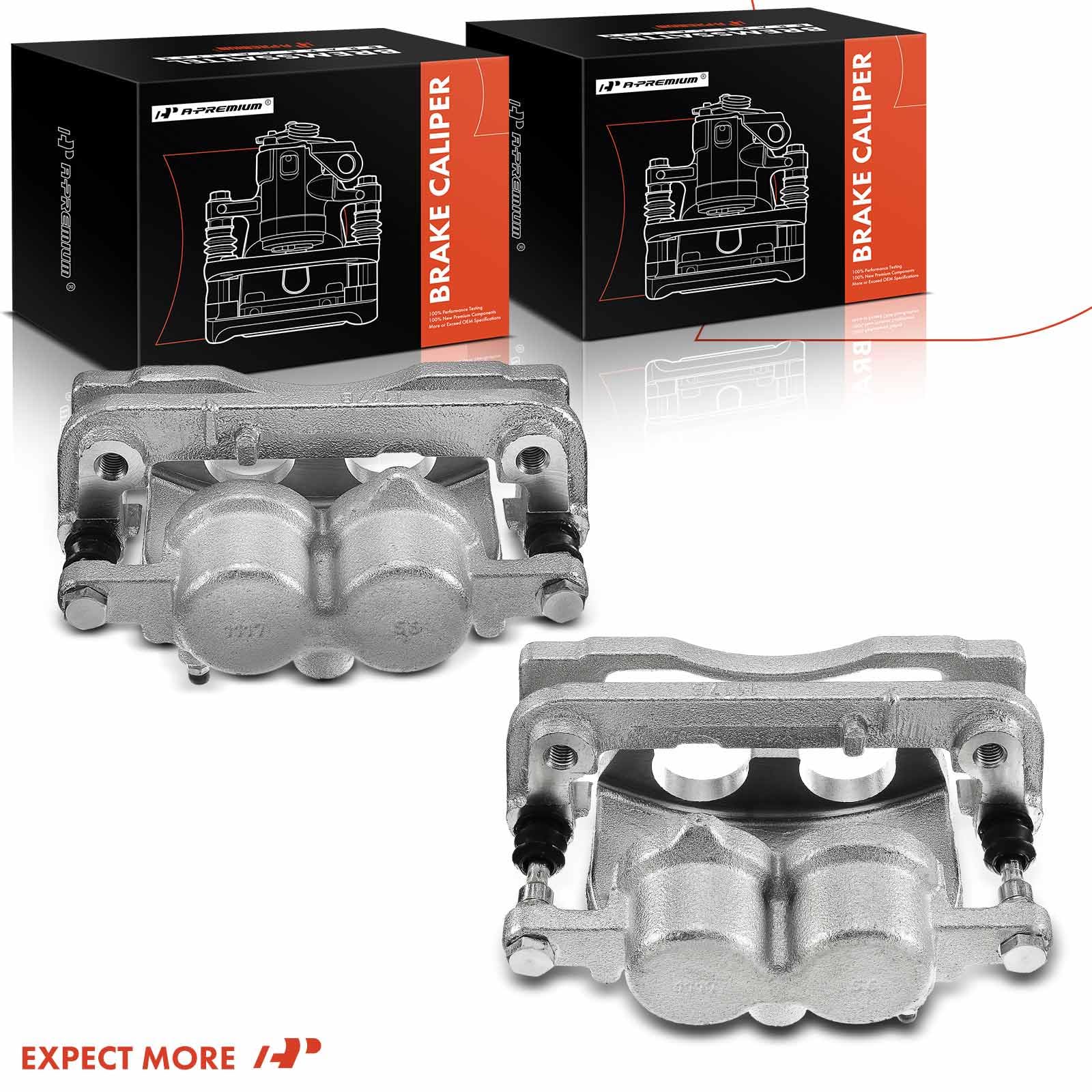 XTS front caliper assembly with bracket designed for precise, repeatable braking on GM platforms