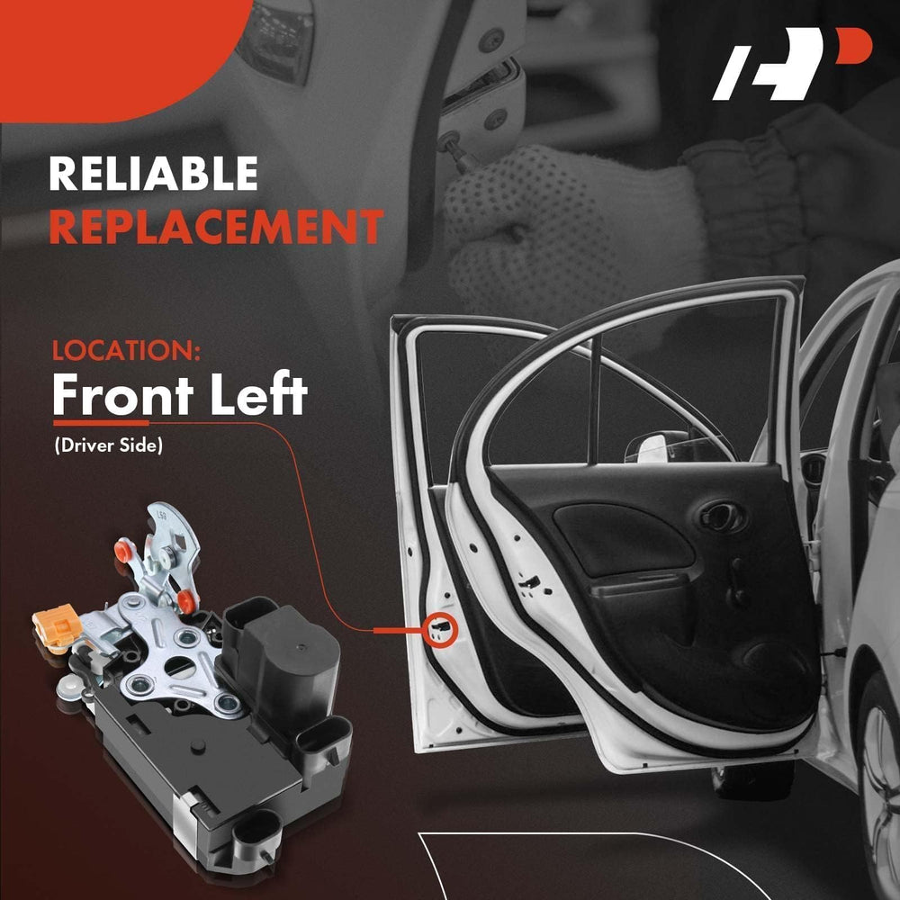 A-Premium front door lock actuator driver side detailed assembly highlights internal components