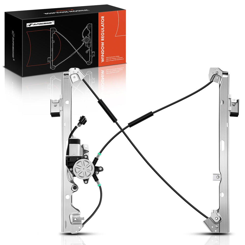 A-Premium front driver-side power window regulator with motor for easy installation