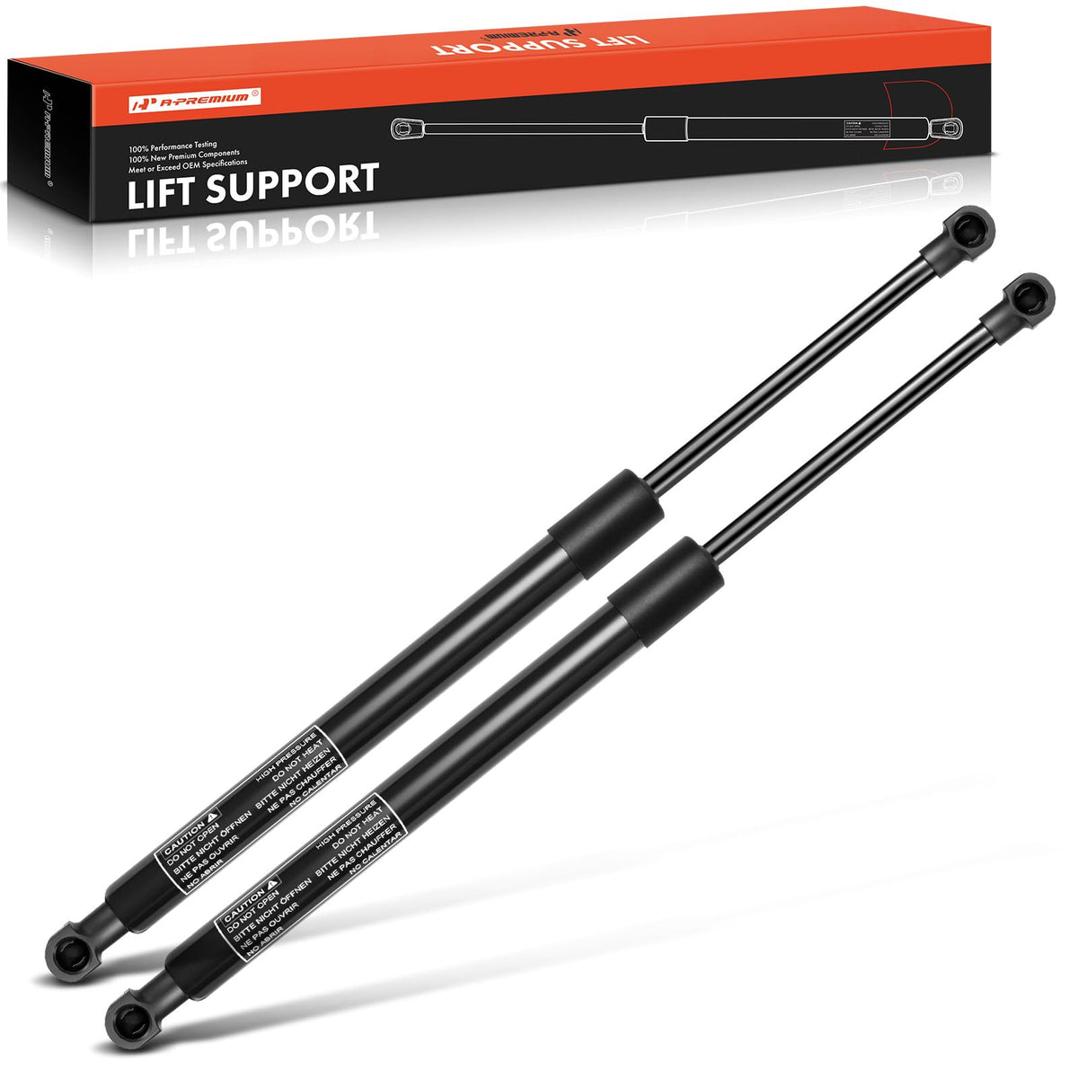 A-Premium front hood lift support left for Lexus GS, smooth, reliable hold during inspections.