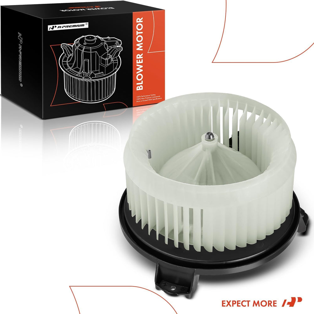 Front HVAC blower motor assembly by A-Premium with direct-fit design
