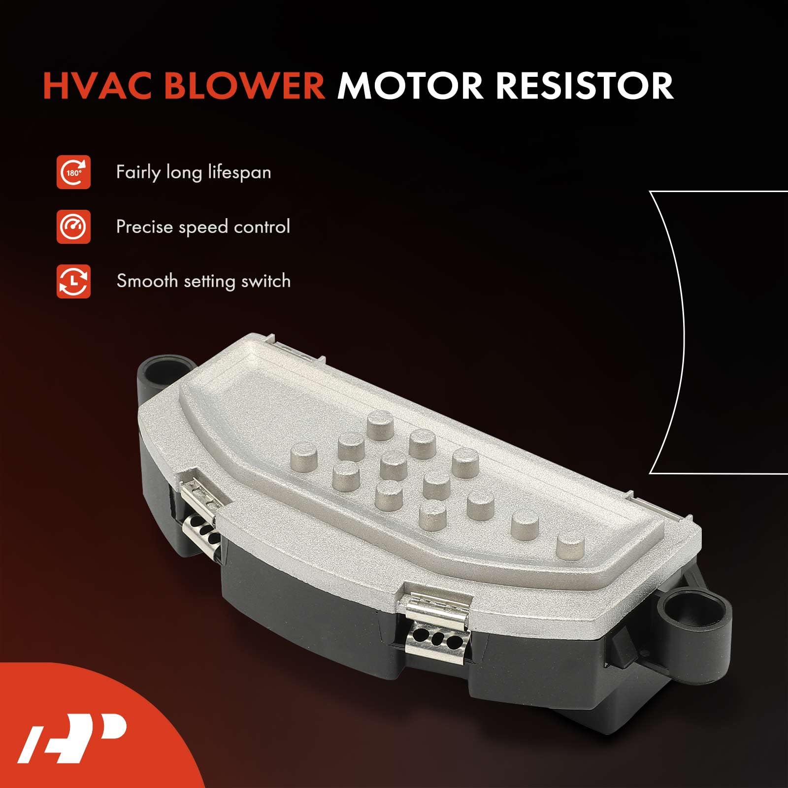 A-Premium blower resistor for Dodge Charger front HVAC, smooth fan operation