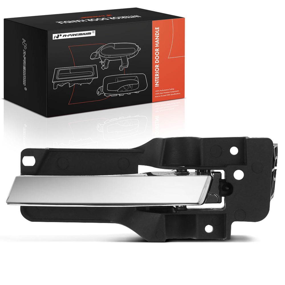 A-Premium front left door handle with chrome lever for Dodge Grand Caravan, direct replacement.