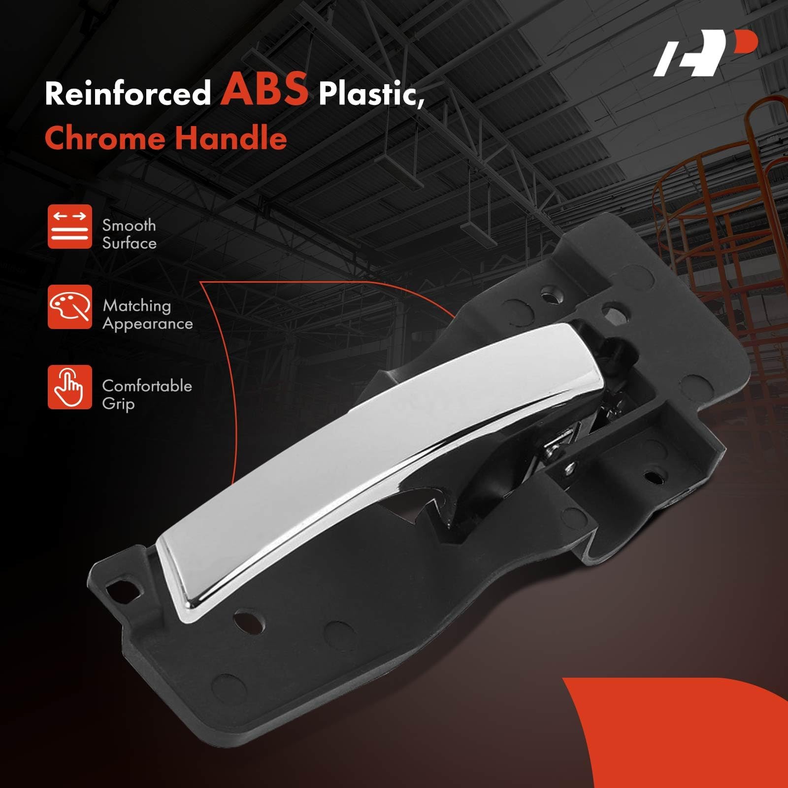 A-Premium front left door handle installed in a Dodge Grand Caravan.