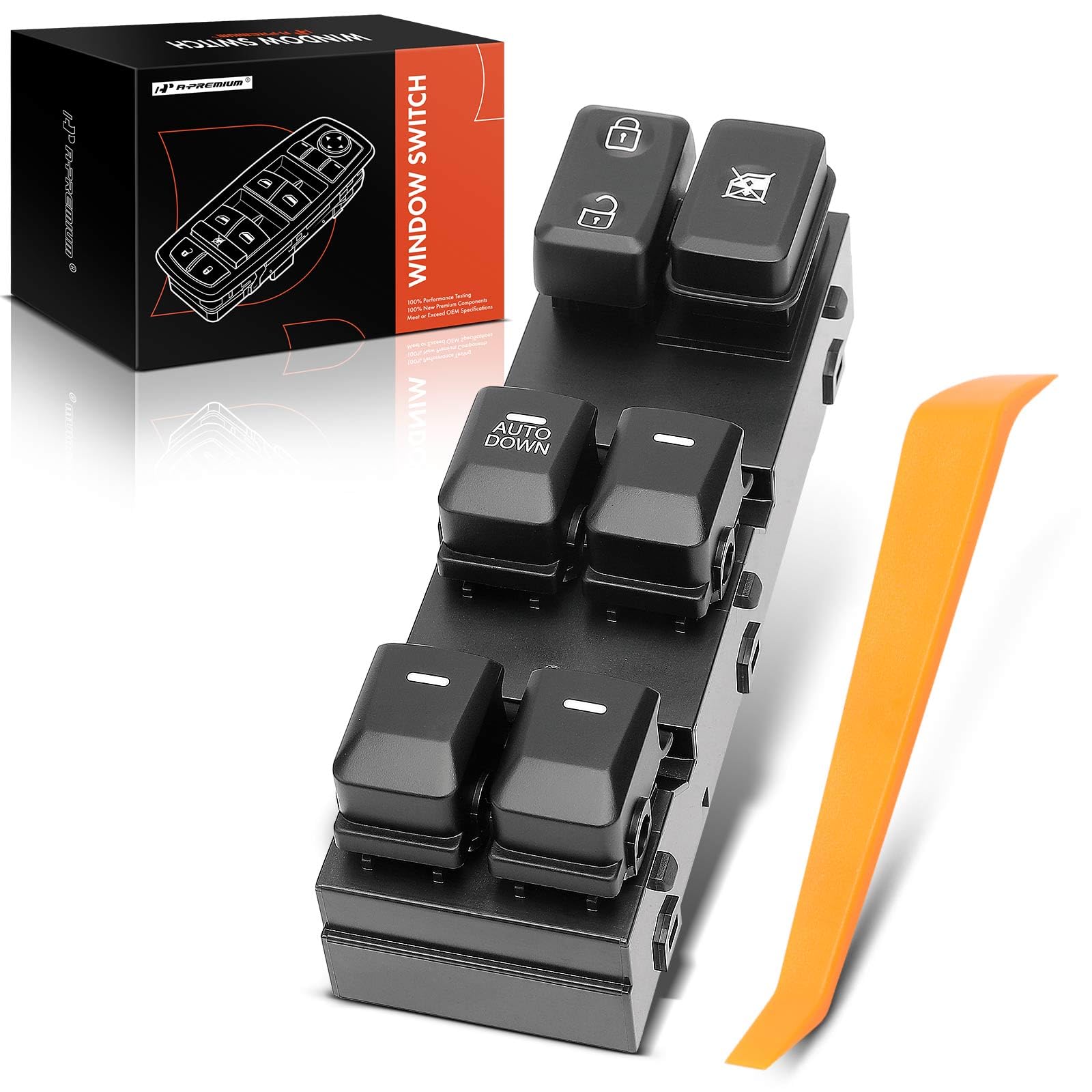 A-Premium front left driver power window switch for Kia Sportage 2011-2016 improves window control.